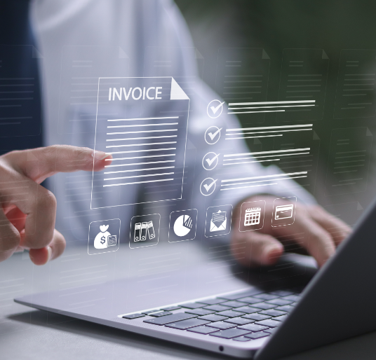 person simulating a touch screen over a laptop